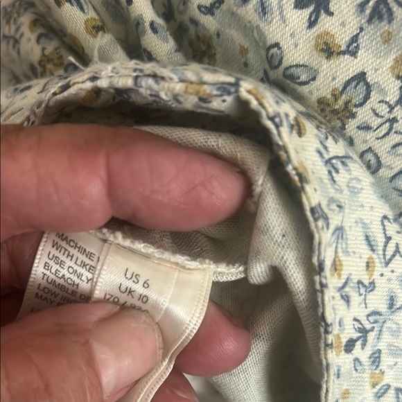 Free People Green and White Wrap Sundress - Picture 11 of 12